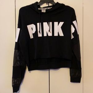 “PINK” Victoria Secret Cropped Hoodie